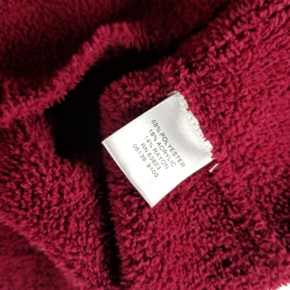 Christopher & Banks Women's Red Zip Sweater Jacket - Picture 8 of 9